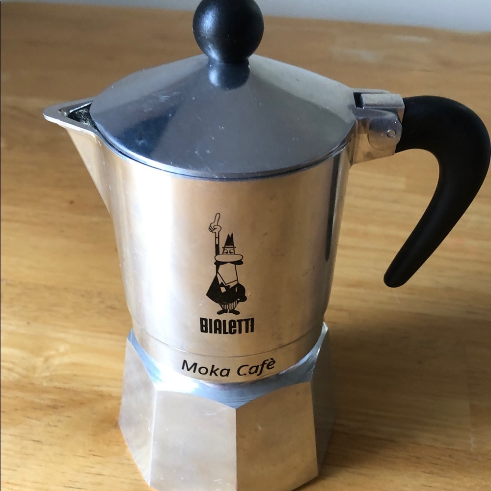 Bialetti  Italian Silver Moka Cafe Espresso Maker